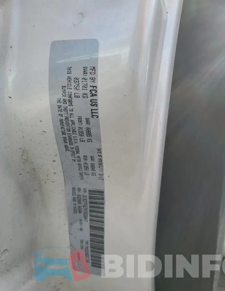 3C3CFFGE7HT633047 Photo# 13