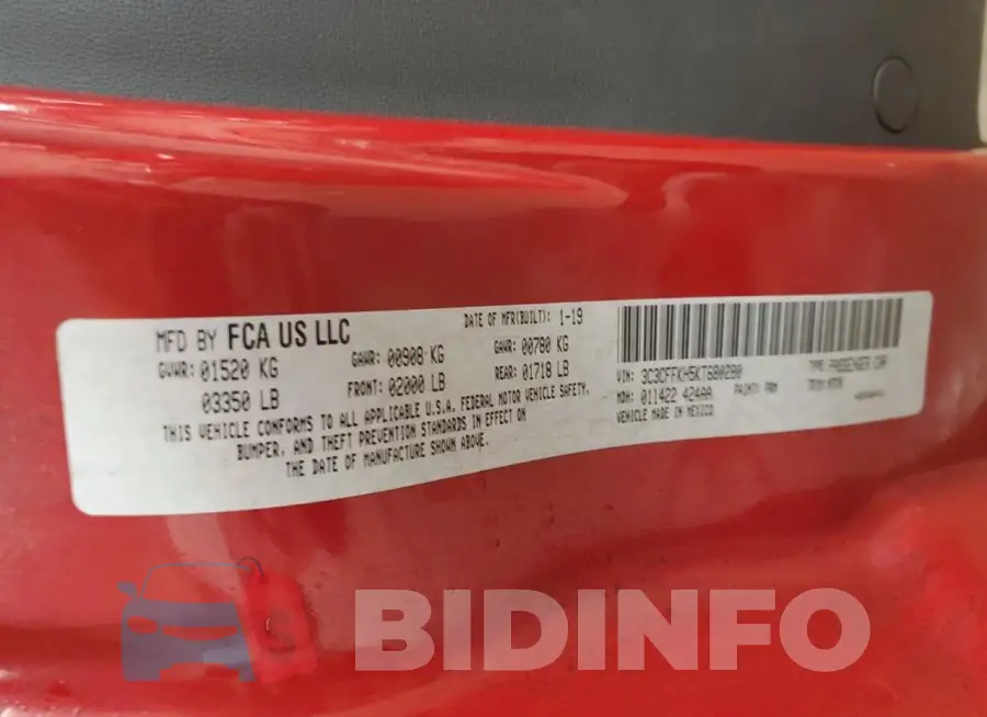 3C3CFFKH5KT680280 Photo# 13