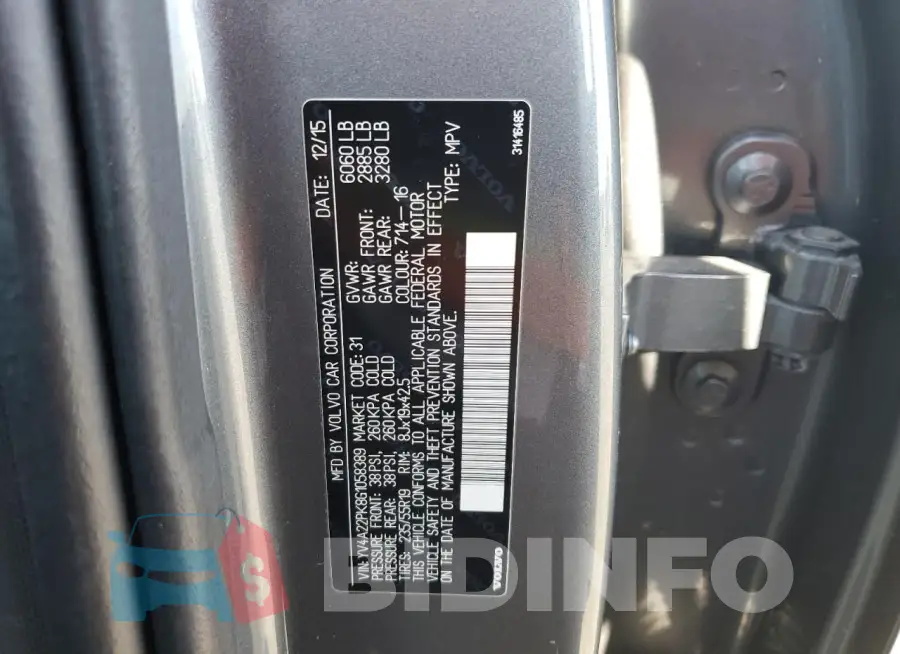 YV4A22PK8G1058389 Photo# 13