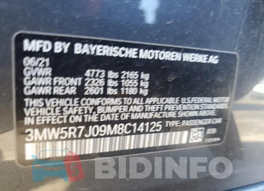 3MW5R7J09M8C14125 Photo# 12