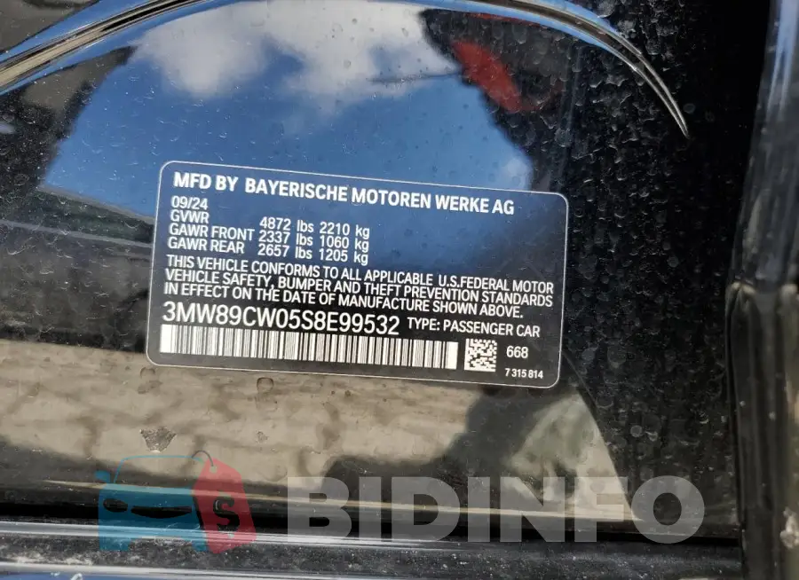 3MW89CW05S8E99532 Photo# 12