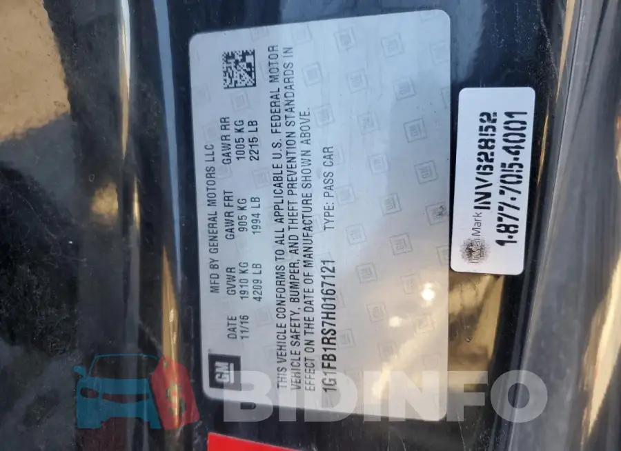 1G1FB1RS7H0167121 Photo# 12