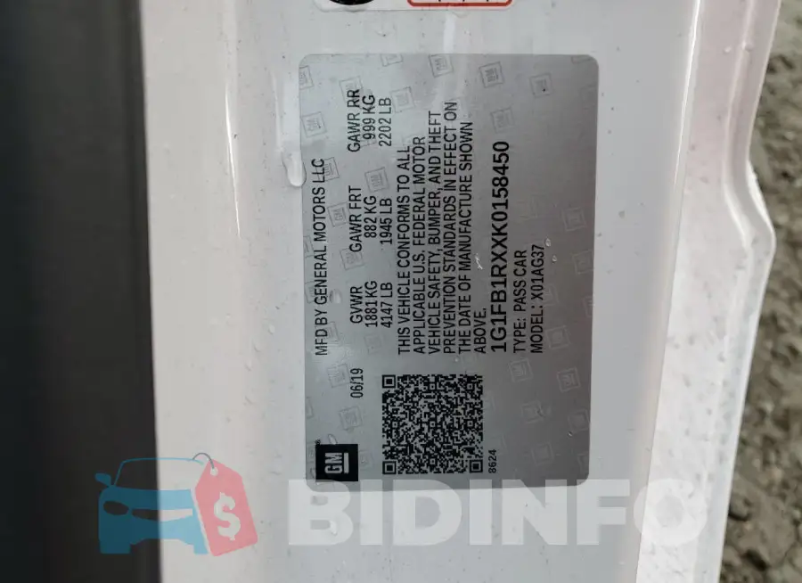 1G1FB1RXXK0158450 Photo# 12