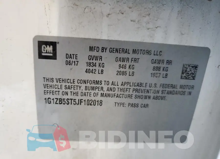 1G1ZB5ST5JF102018 Photo# 12