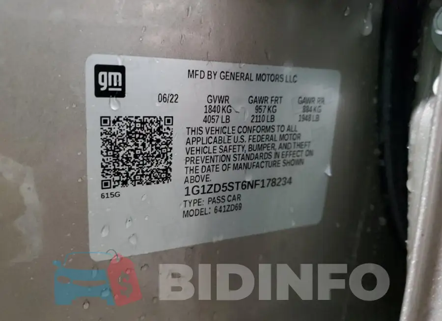 1G1ZD5ST6NF178234 Photo# 13