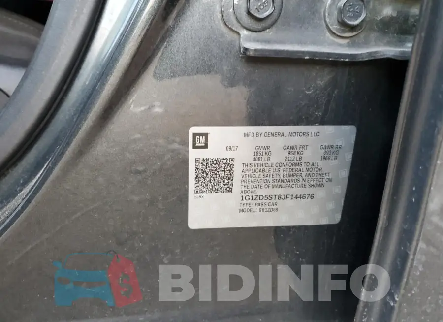 1G1ZD5ST8JF144676 Photo# 12