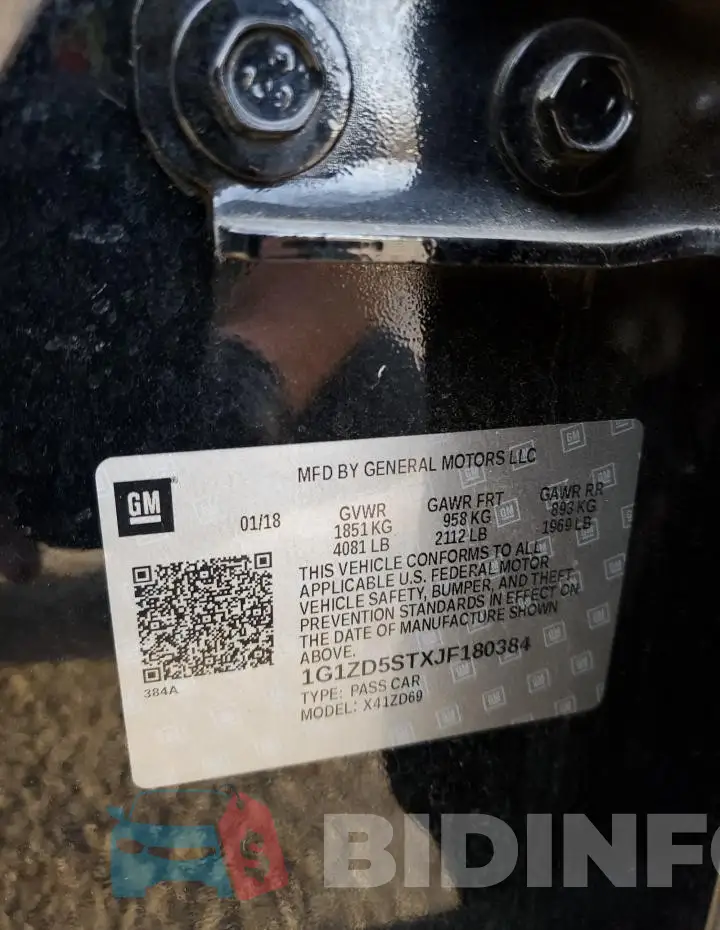 1G1ZD5STXJF180384 Photo# 13