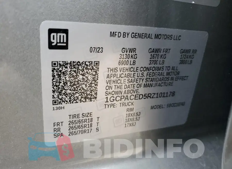 1GCPACED5RZ101178 Photo# 12