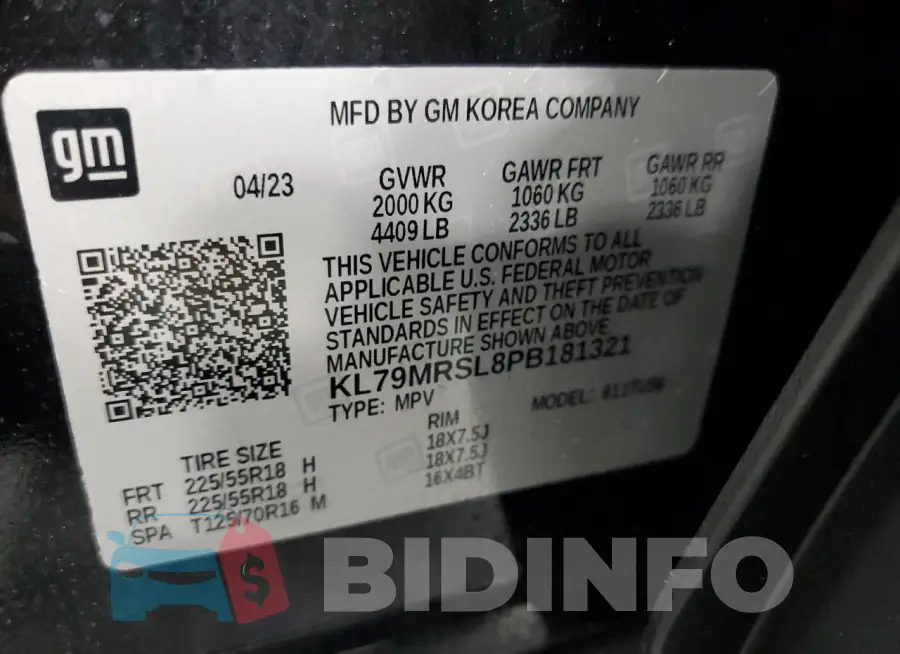 KL79MRSL8PB181321 Photo# 14