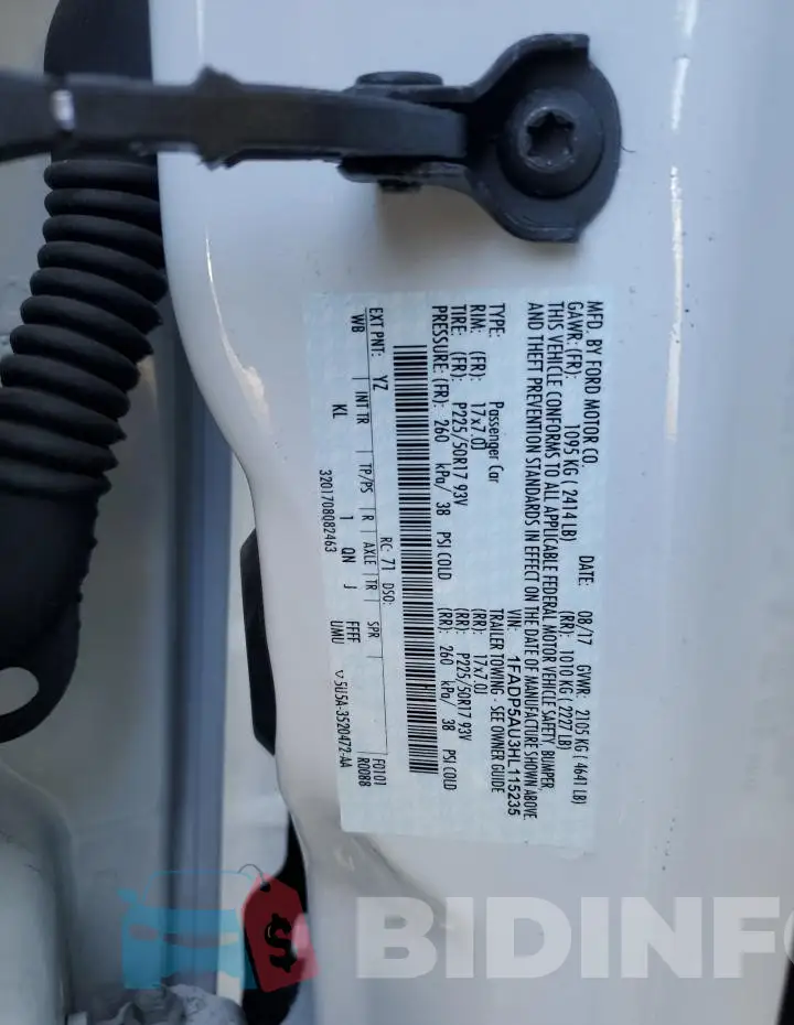 1FADP5AU3HL115235 Photo# 12