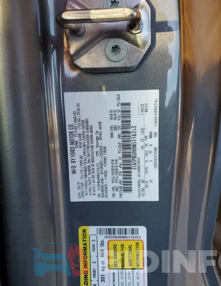 1FATP8UH0M5116353 Photo# 13