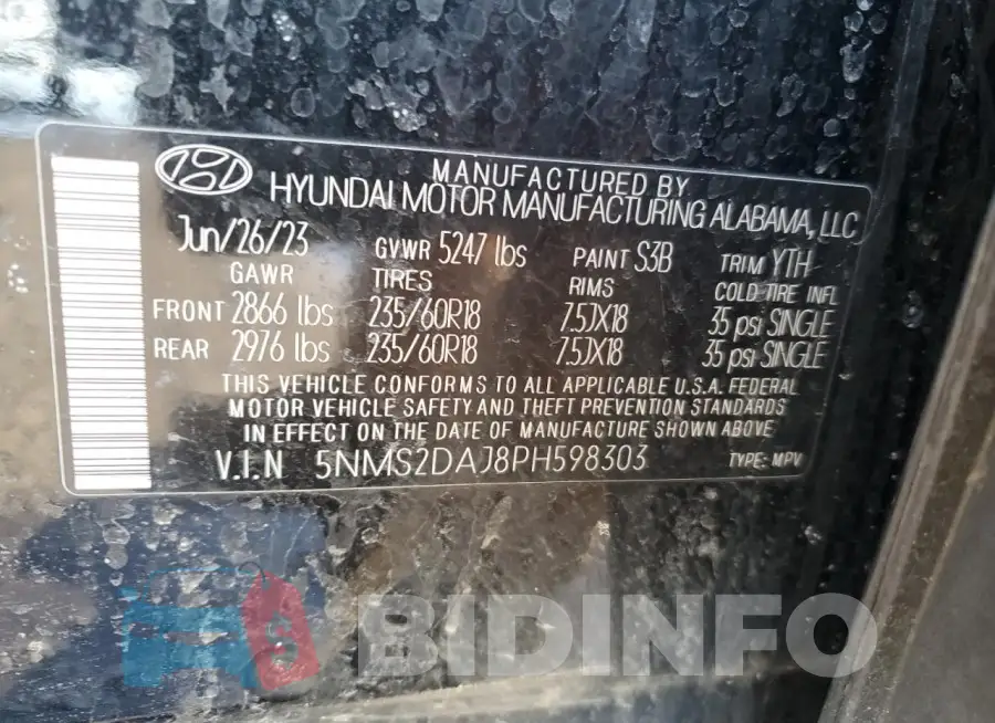 5NMS2DAJ8PH598303 Photo# 14