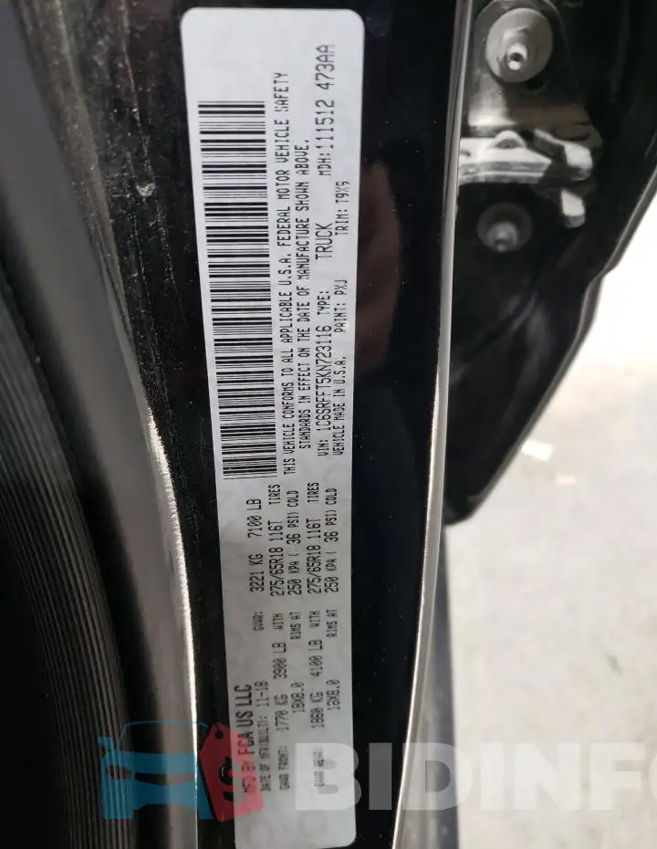 1C6SRFFT5KN723116 Photo# 13