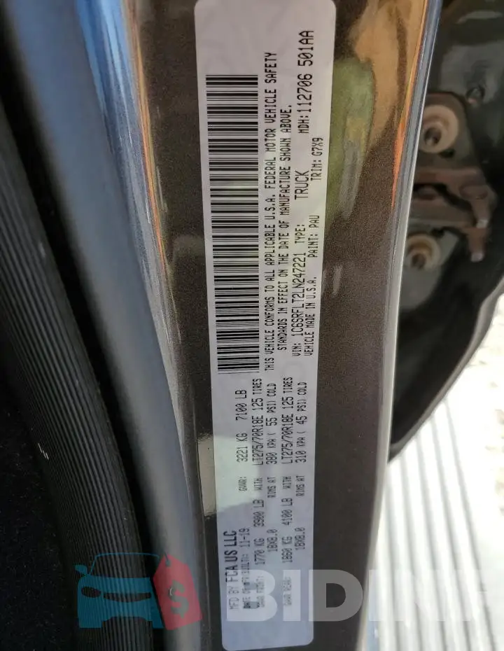 1C6SRFLT2LN247221 Photo# 13
