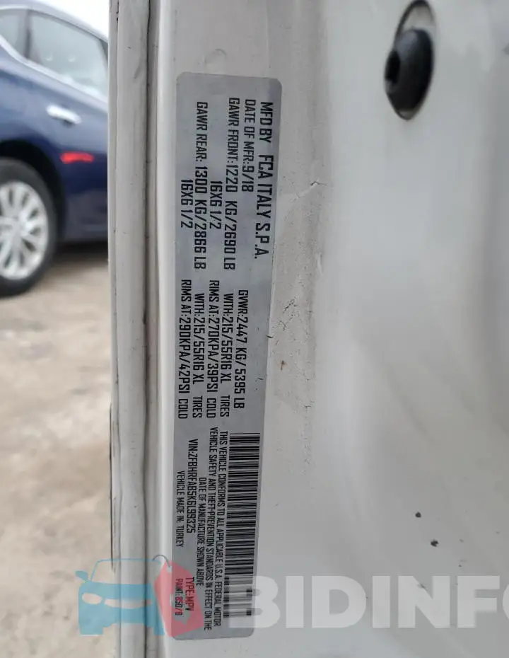 ZFBHRFAB5K6L99325 Photo# 13