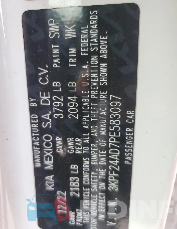 3KPF24AD7PE583097 Photo# 13