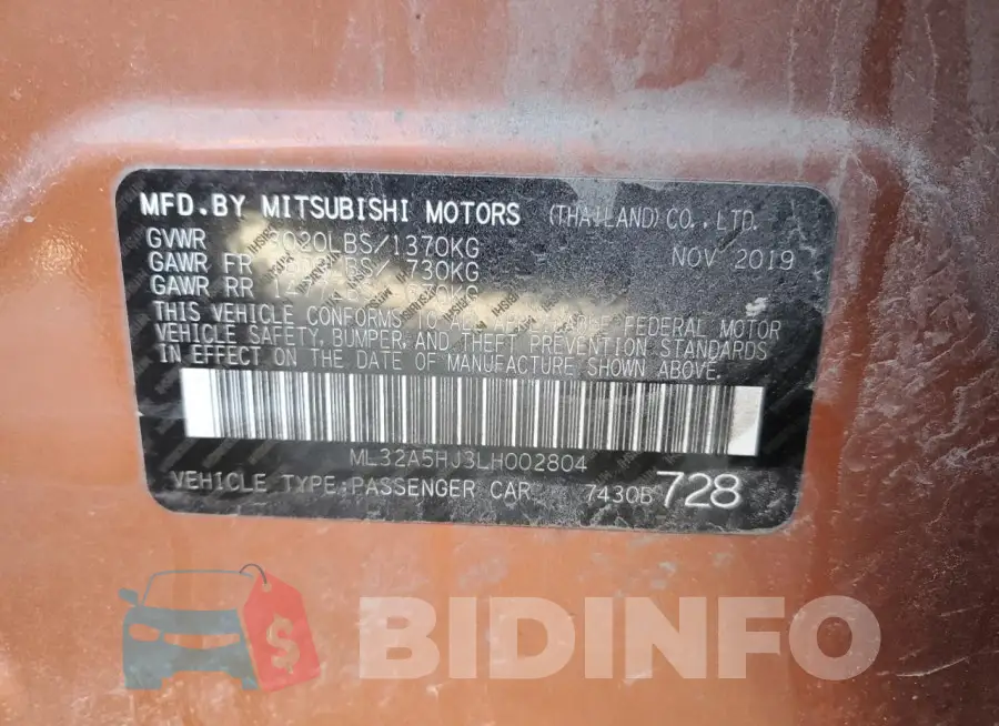 ML32A5HJ3LH002804 Photo# 12