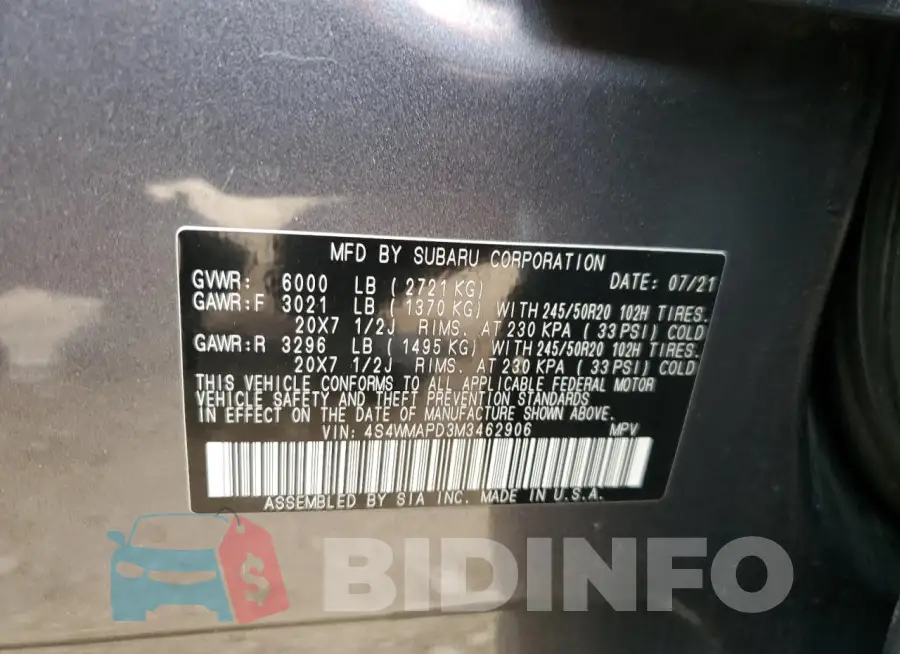 4S4WMAPD3M3462906 Photo# 13
