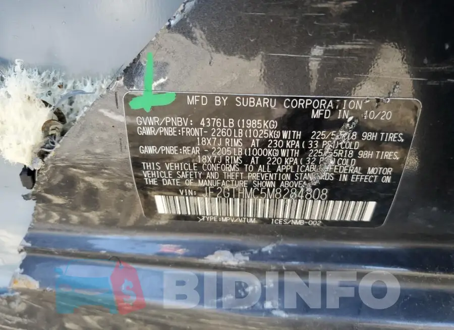 JF2GTHMC5M8284808 Photo# 13