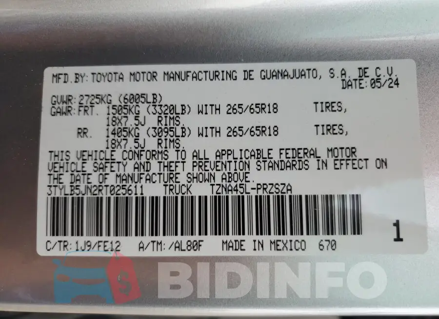 3TYLB5JN2RT025611 Photo# 12