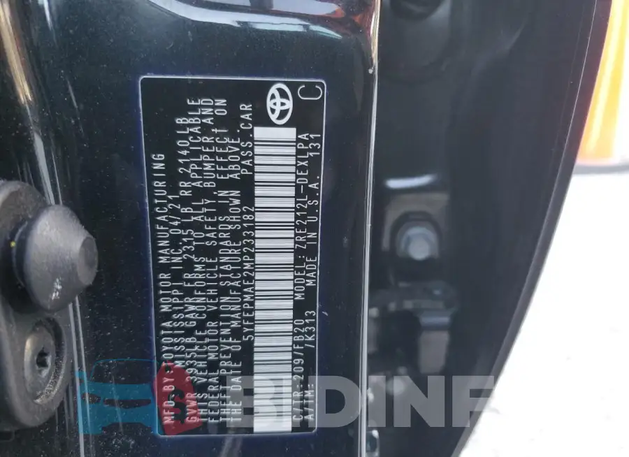 5YFEPMAE2MP233182 Photo# 13