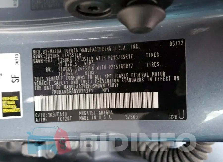 7MUBAABG8NV021341 Photo# 14