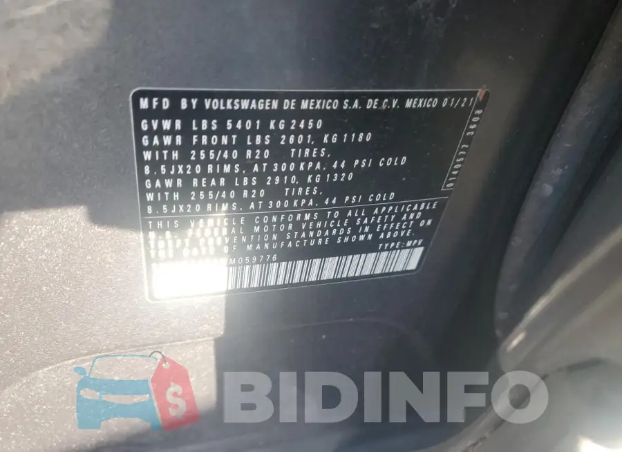 3VV2B7AX8MM059776 Photo# 13