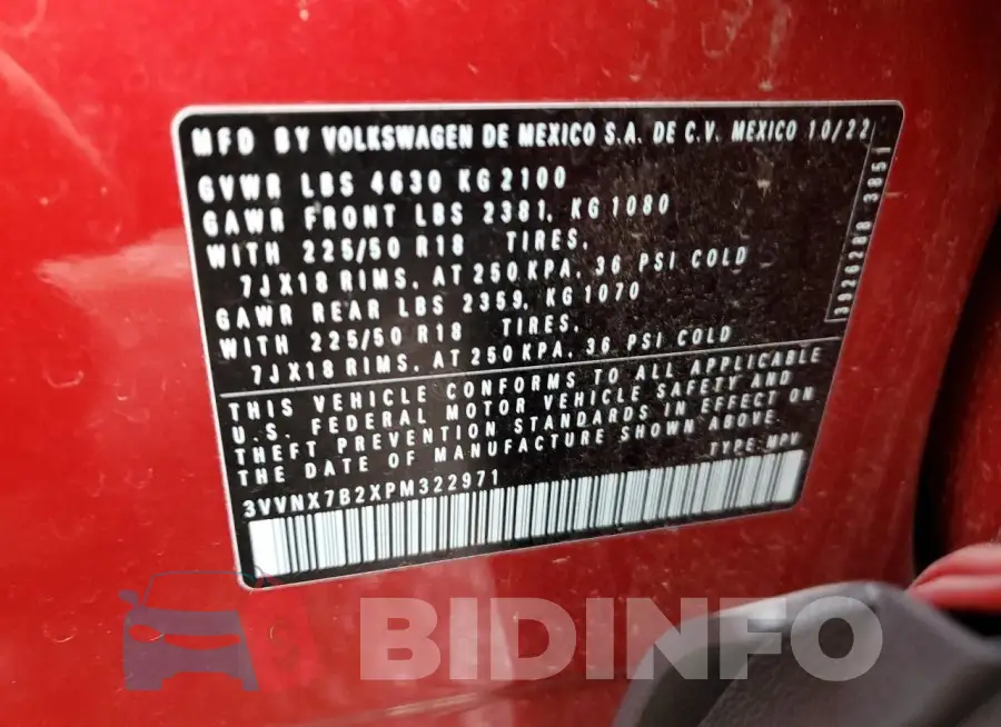 3VVNX7B2XPM322971 Photo# 13