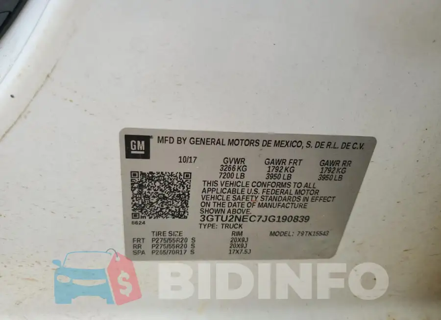 3GTU2NEC7JG190839 Photo# 12