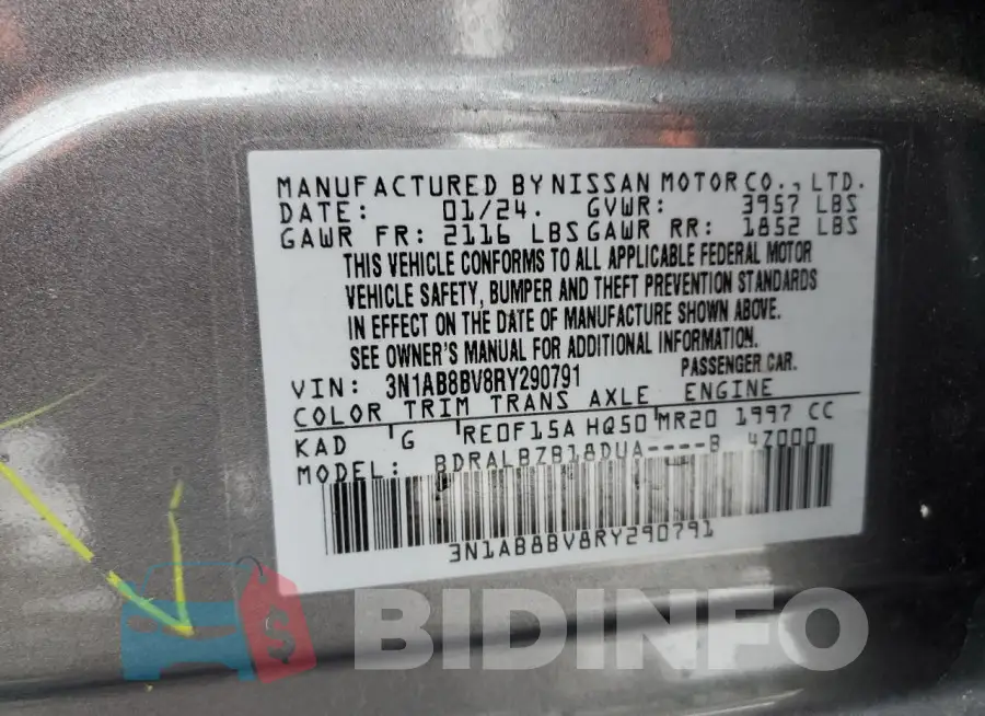3N1AB8BV8RY290791 Photo# 12