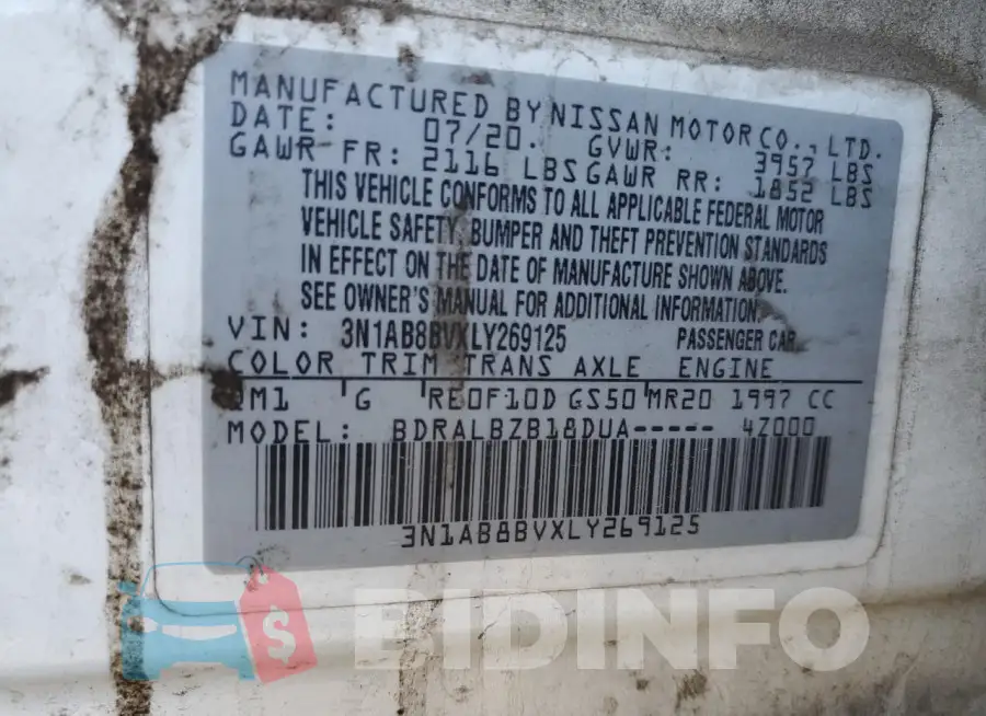 3N1AB8BVXLY269125 Photo# 12