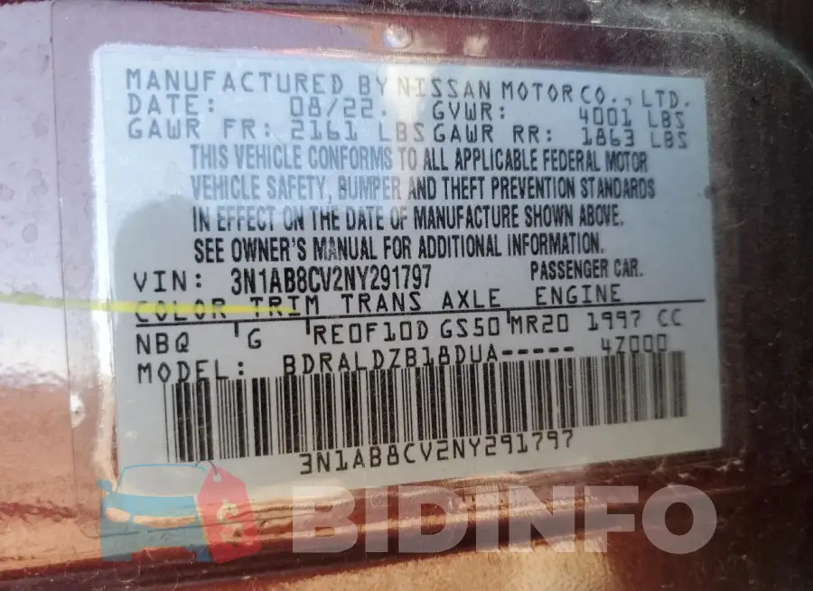 3N1AB8CV2NY291797 Photo# 12