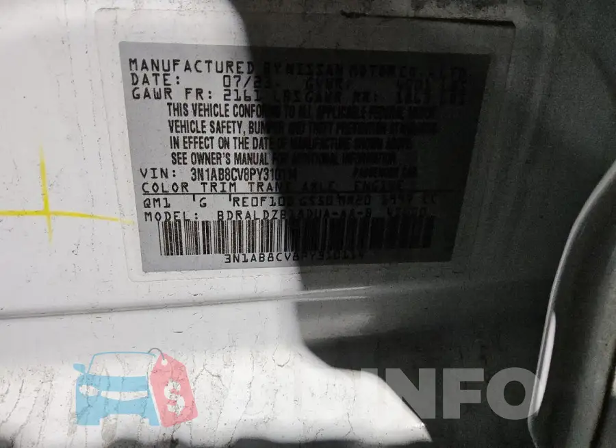 3N1AB8CV8PY310114 Photo# 12