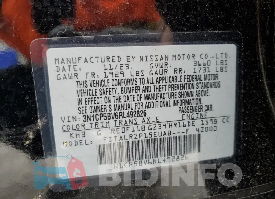 3N1CP5BV6RL492826 Photo# 13