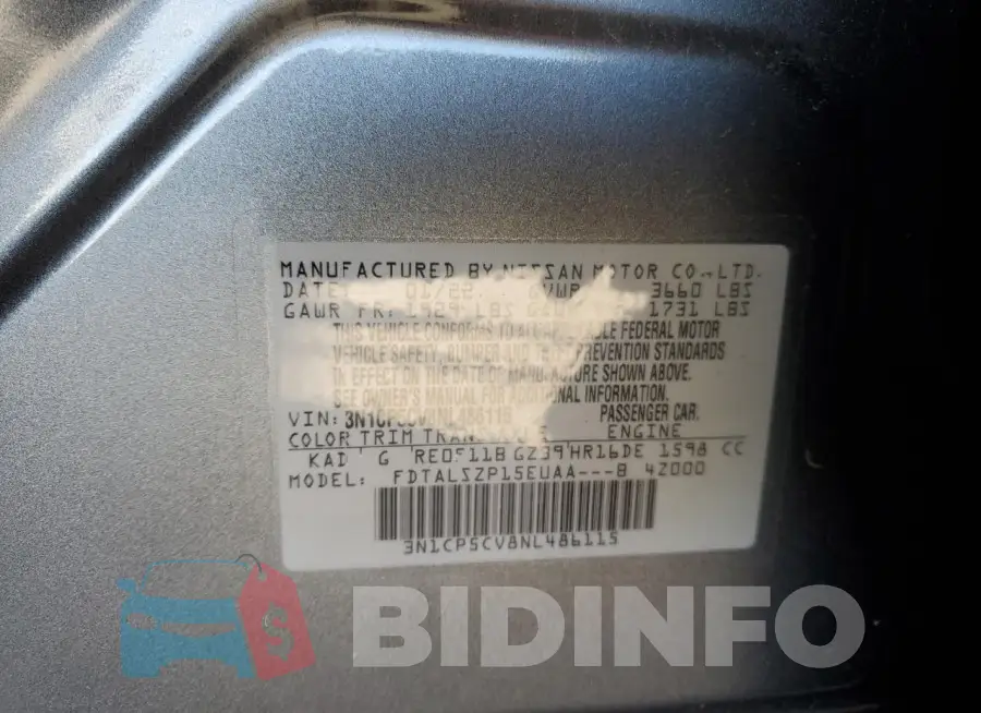 3N1CP5CV8NL486115 Photo# 13