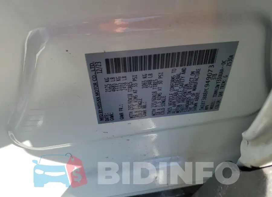 5N1BT3BB8PC949073 Photo# 12