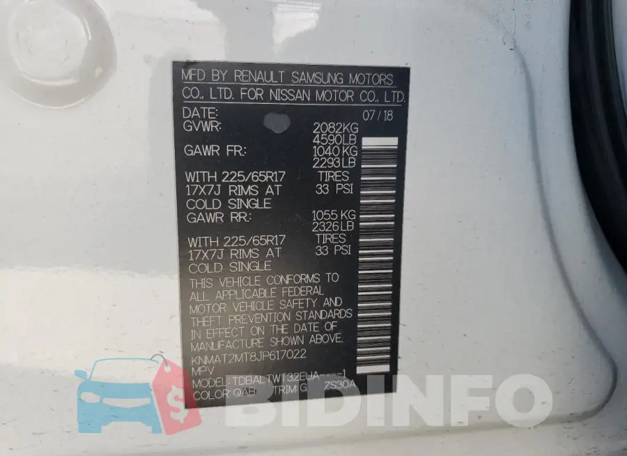 KNMAT2MT8JP617022 Photo# 13