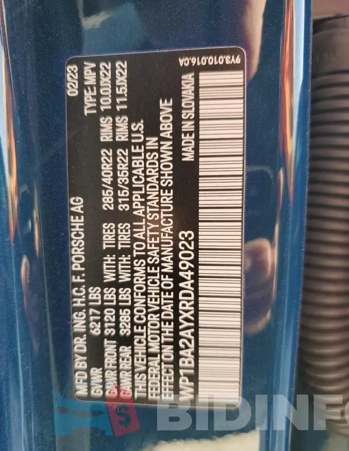 WP1BA2AYXRDA49023 Photo# 13