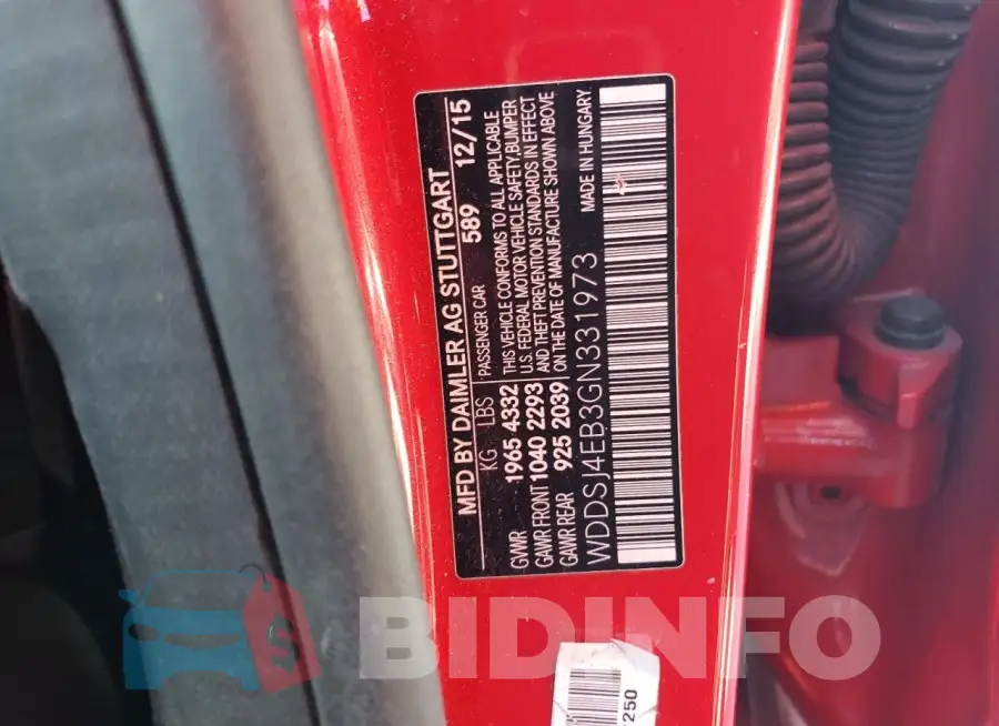 WDDSJ4EB3GN331973 Photo# 12