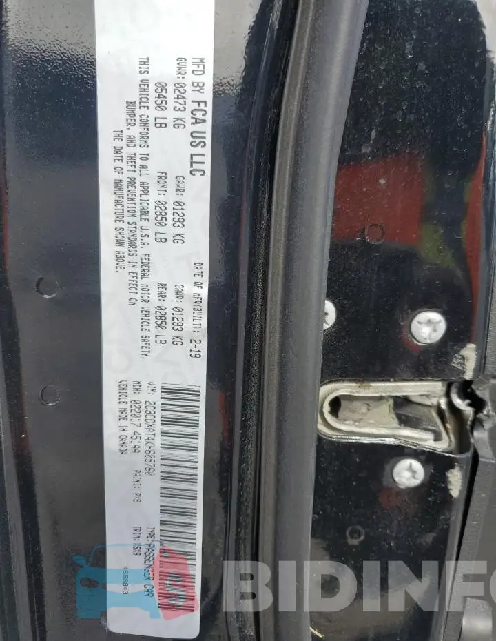 2C3CDXAT4KH605760 Photo# 12
