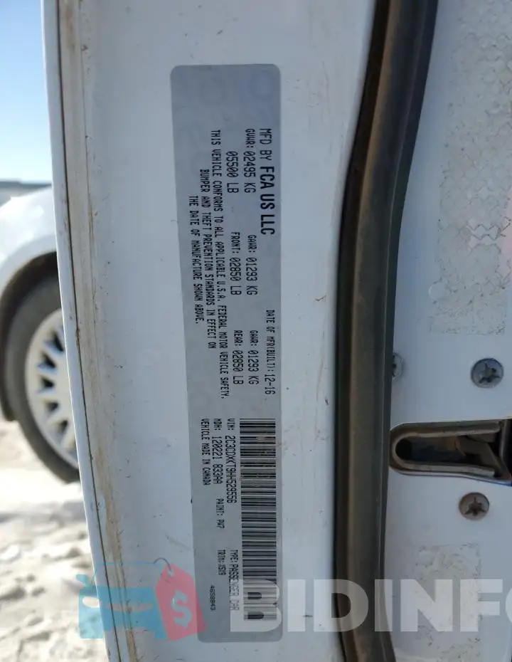 2C3CDXKT9HH529556 Photo# 12
