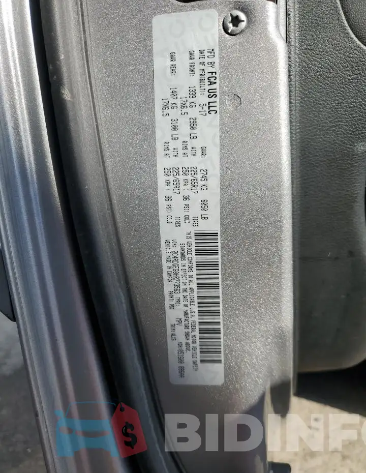 2C4RDGEG0HR773563 Photo# 14