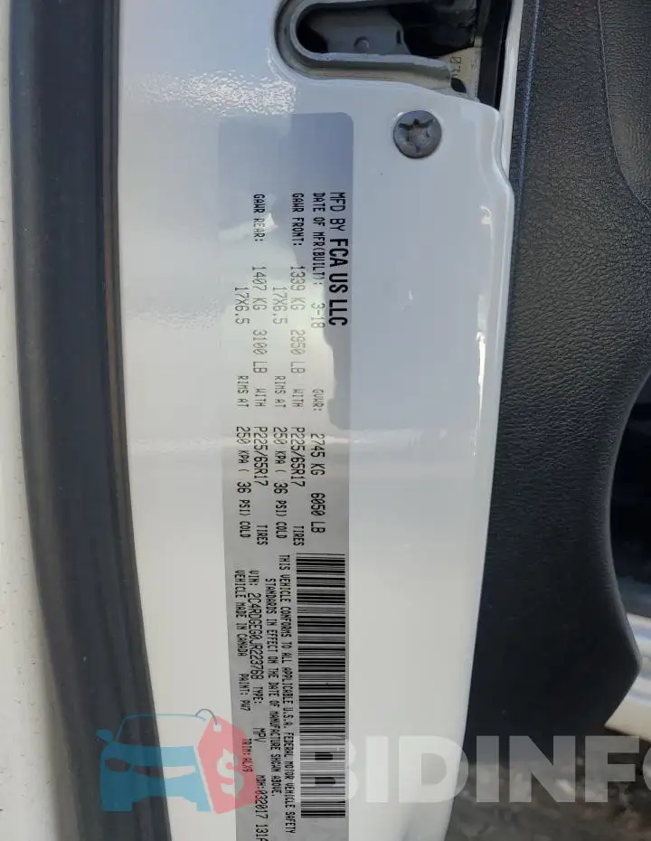 2C4RDGEG0JR223768 Photo# 12