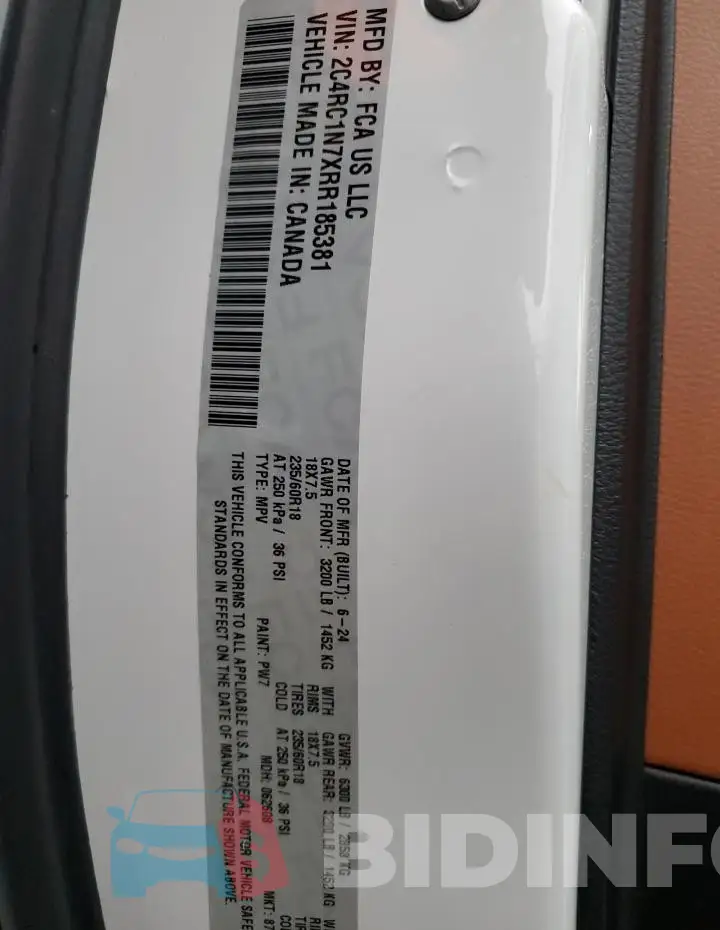 2C4RC1N7XRR185381 Photo# 13