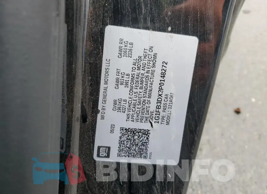 1G1FB3DX3P0148272 Photo# 13