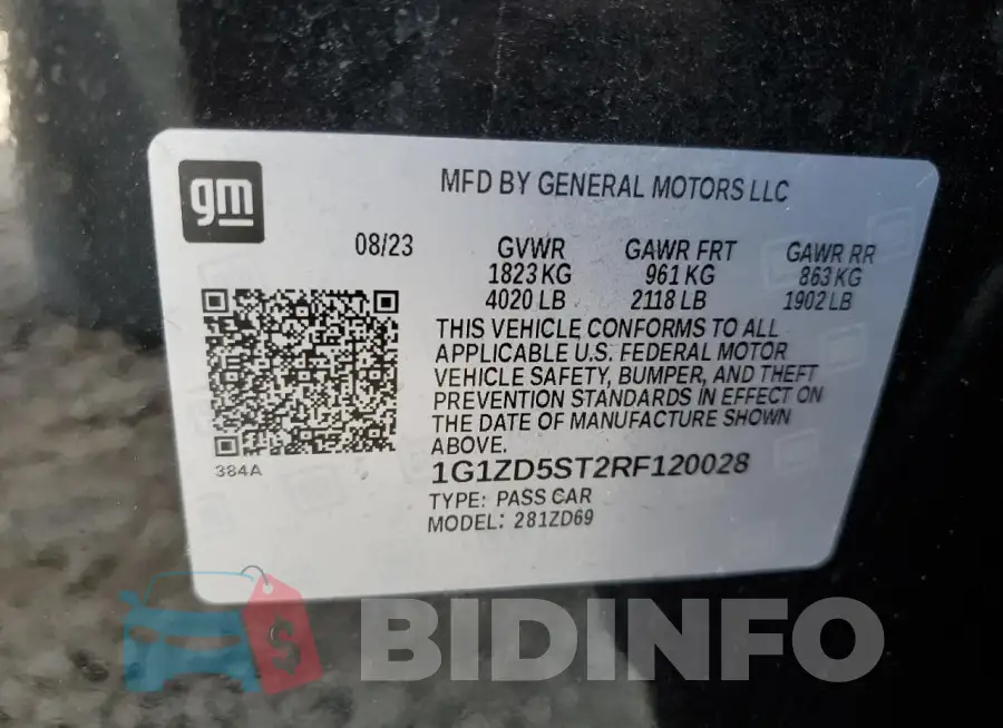 1G1ZD5ST2RF120028 Photo# 13