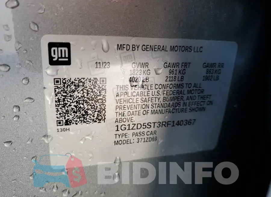 1G1ZD5ST3RF140367 Photo# 13