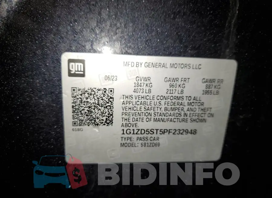1G1ZD5ST5PF232948 Photo# 13