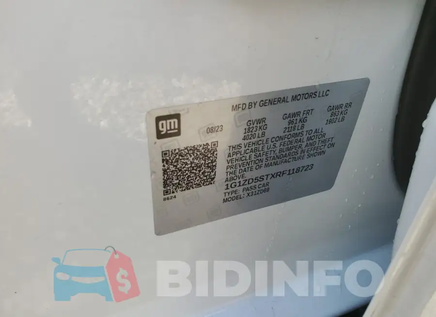 1G1ZD5STXRF118723 Photo# 13