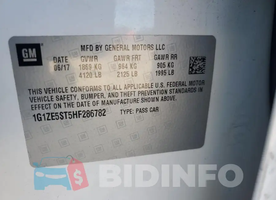1G1ZE5ST5HF286782 Photo# 12